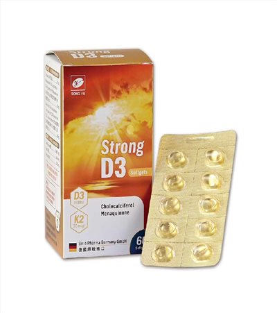 正能量D3+K2軟膠囊 (食品)